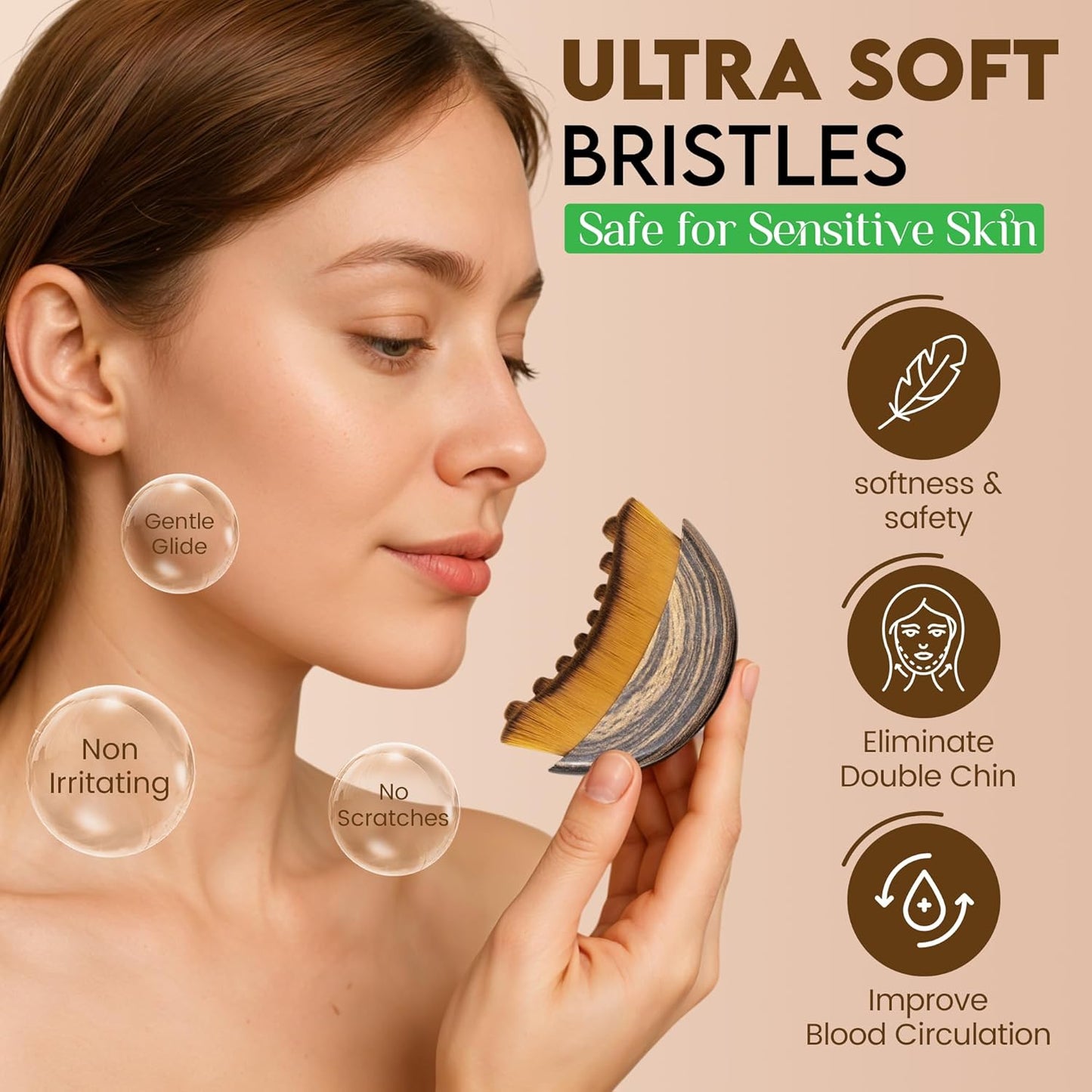 Sivra Lymphatic Face Brush - Healique